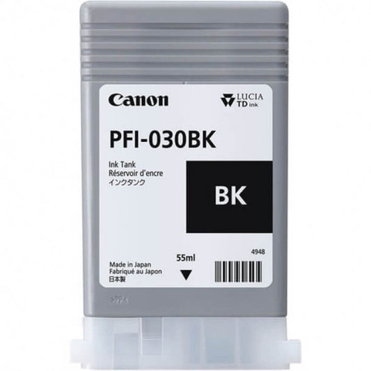Cartucho Plotter Canon PFI-030 BK Preto - Impressorajato