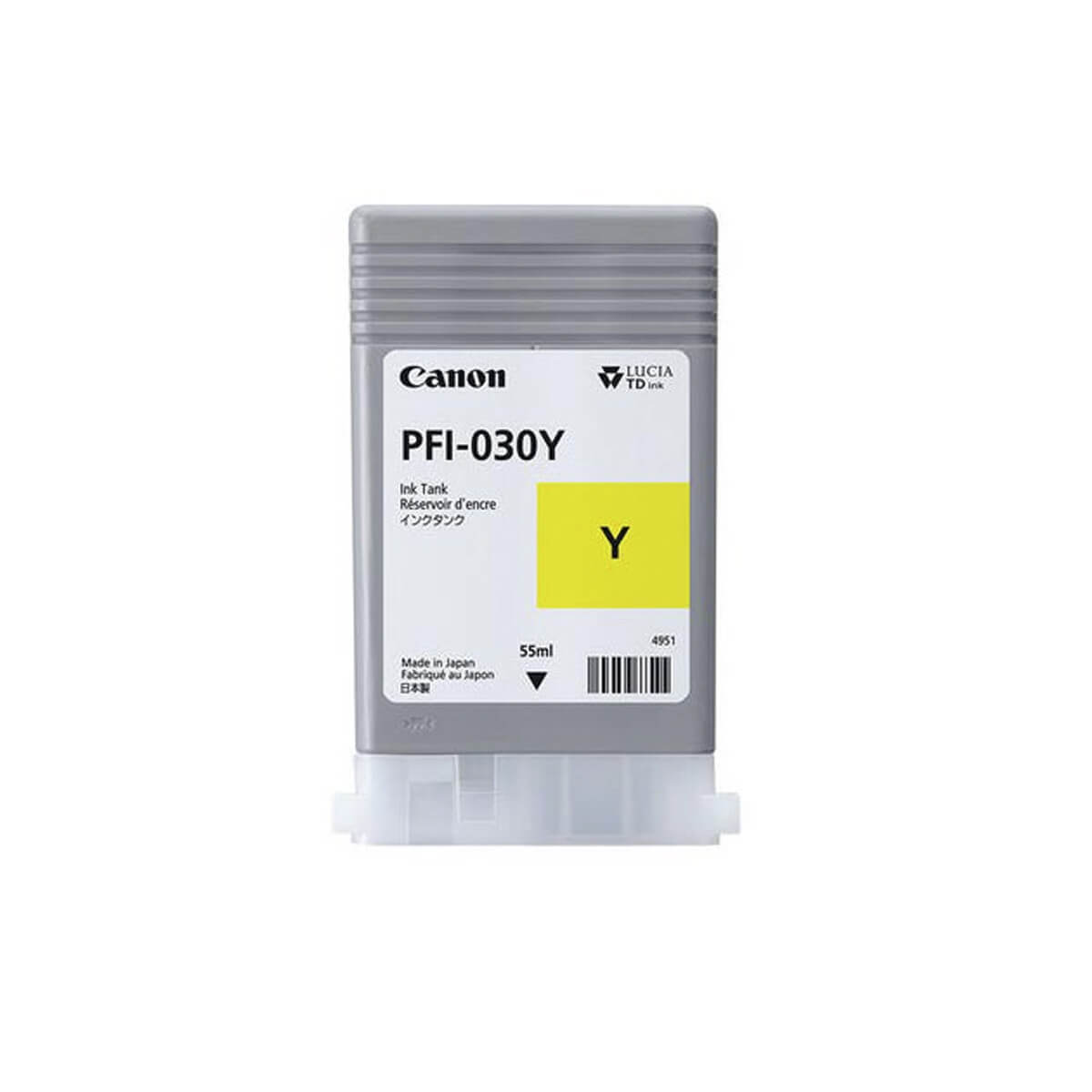 Cartucho Plotter Canon PFI 030 Y Amarelo - Impressorajato