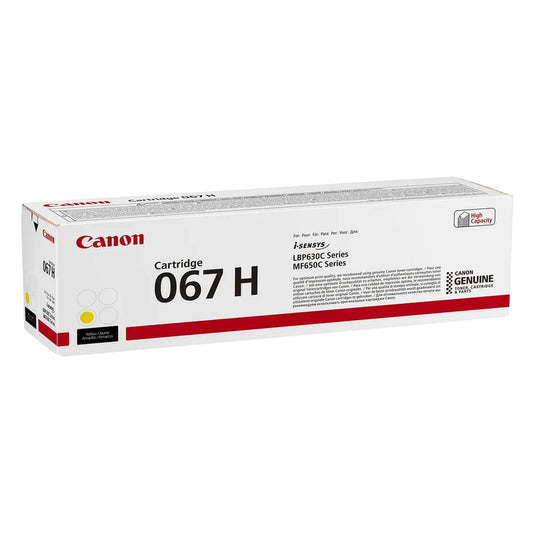Toner Canon 067 H Amarelo Alto Rendimento p/ MF654 e MF656 - Impressorajato