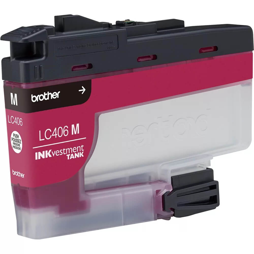 Cartucho de Tinta Brother LC406MS Magenta - Impressorajato