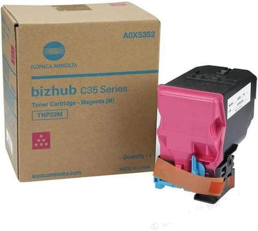 Toner Konica Minolta TNP22M A0X5332 Magenta para Bizhub C35 - Impressorajato