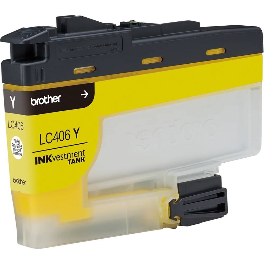 Cartucho de Tinta Brother LC406YS Amarelo - Impressorajato