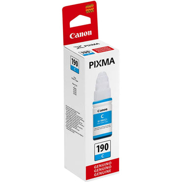 Refil de Tinta Canon GI 190 C Ciano 70ml - Impressorajato