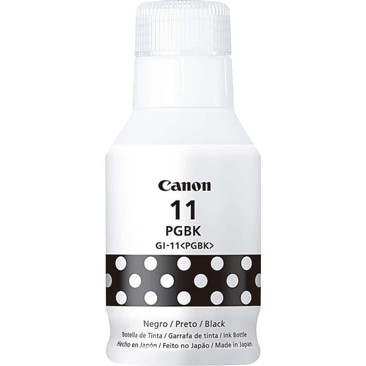 Refil de Tinta Canon GI-11BK Preto Original 135ml - Impressorajato