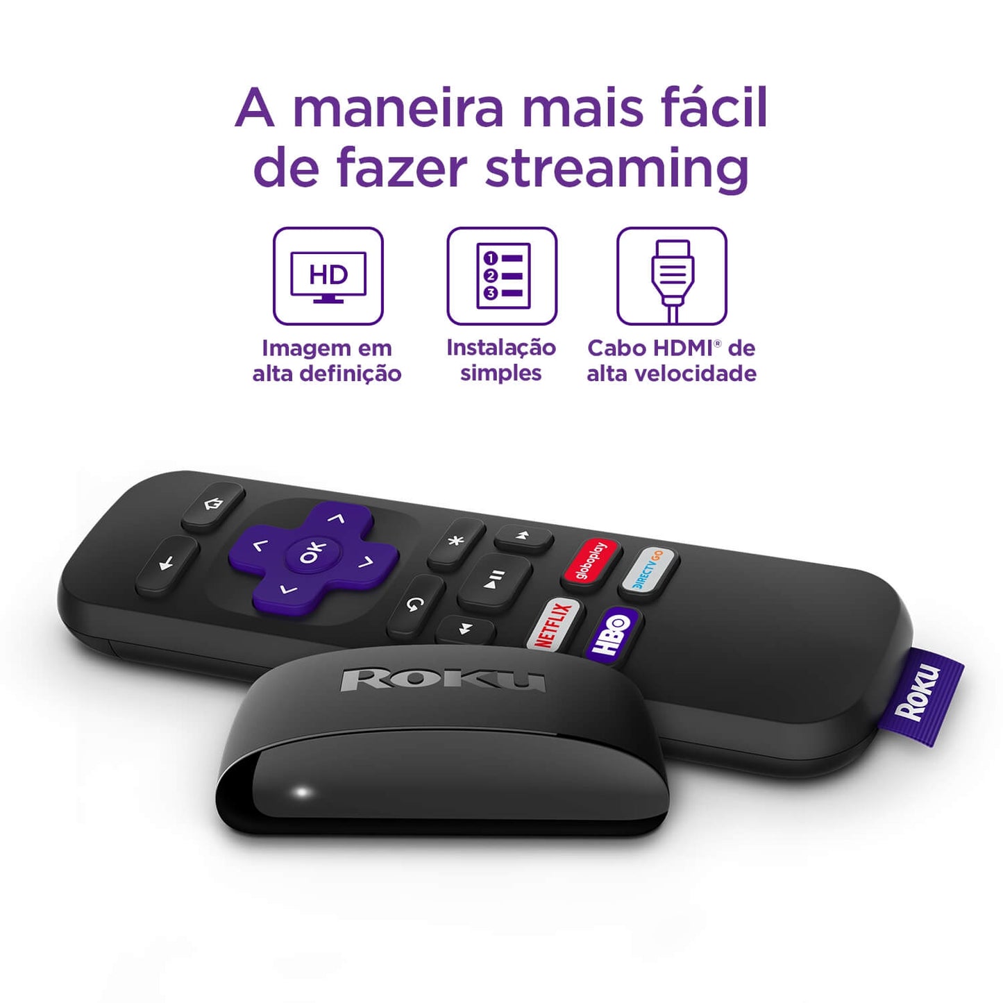 Roku Express Streaming player Full HD - 3930BR - Impressorajato
