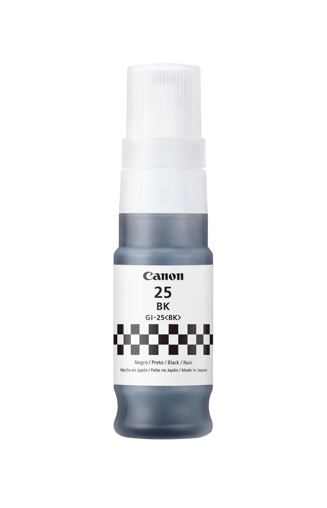Refil de Tinta Canon GI-25BK Preto 67ml para GX2010