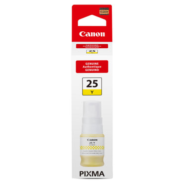 Refil de Tinta Canon GI-25Y Amarelo 37ml para GX2010