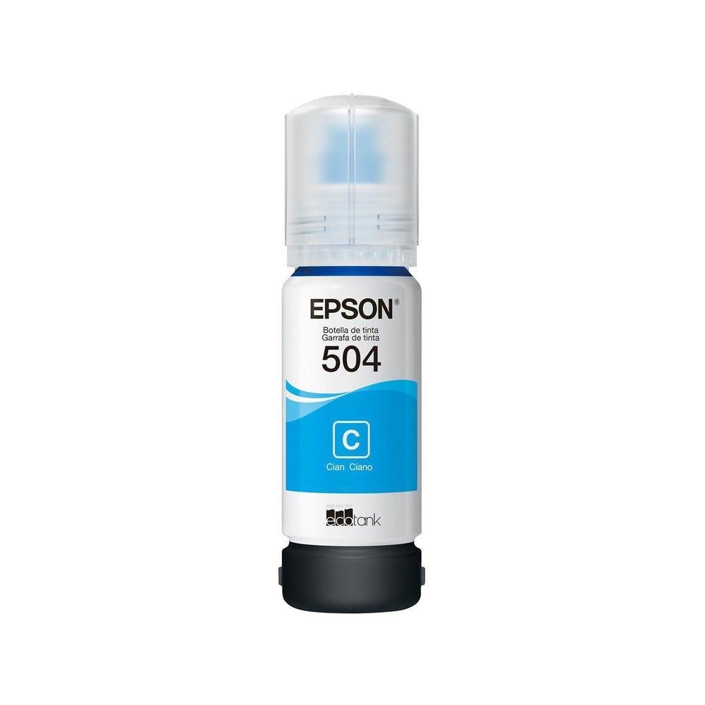 Refil de Tinta Epson T504220 Ciano para L4260 L14150 L6270 - Impressorajato