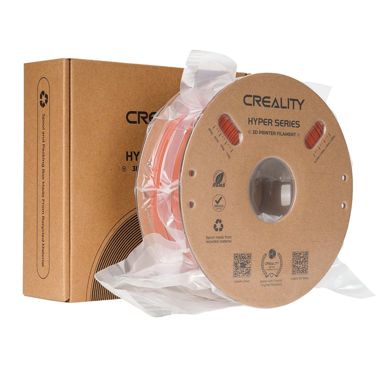 Filamento Creality Hyper PLA 1,75mm 1Kg Marrom