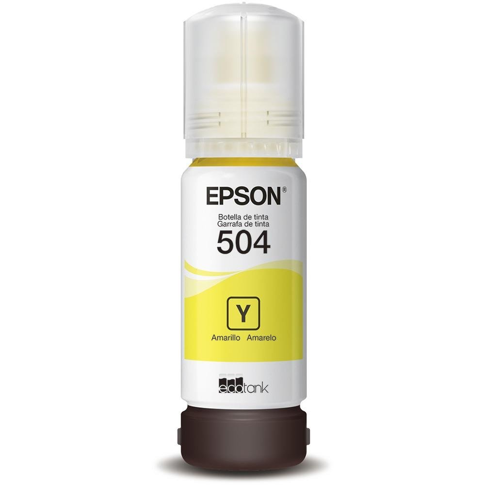 Refil de Tinta Epson T504420 Amarelo para L4260 L14150 L6270 - Impressorajato