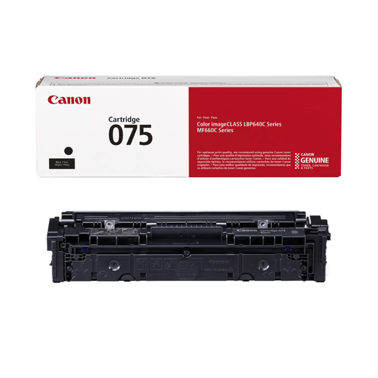 Toner Canon 075BK Preto Para MF663CDW MF665Cdw MF662Cdw LPB647Cdw LBP646Cdw
