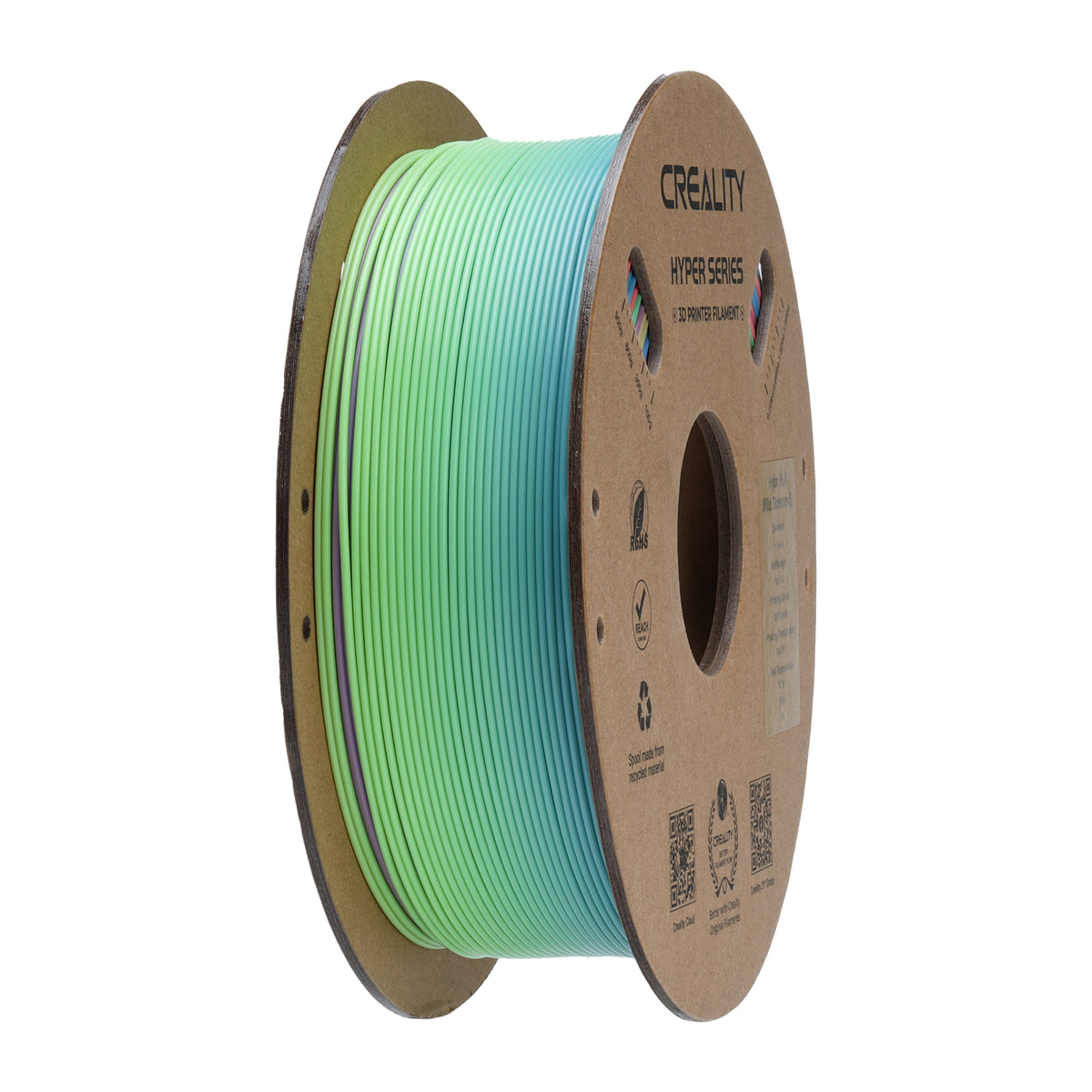 Filamento Creality Hyper Rainbow Wild Blossom 1,75mm 1Kg Colorido