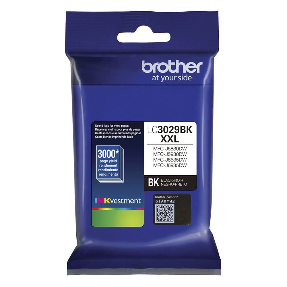 Cartucho de Tinta Brother LC 3029 BK Preto p/ 6935 - Impressorajato