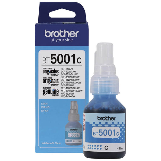 Refil de Tinta Brother BT 5001 C Ciano - Impressorajato