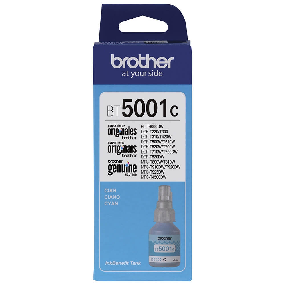 Refil de Tinta Brother BT 5001 C Ciano - Impressorajato