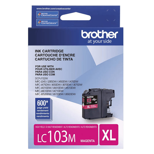 Cartucho de Tinta Brother LC 103 M Magenta - Impressorajato