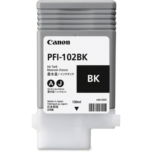 Cartucho Plotter Canon PFI 102 BK Preto - Impressorajato