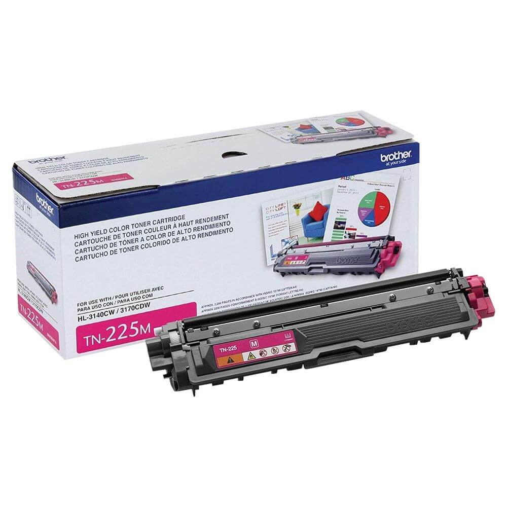 Cartucho Toner Brother TN-225M Magenta - Impressorajato