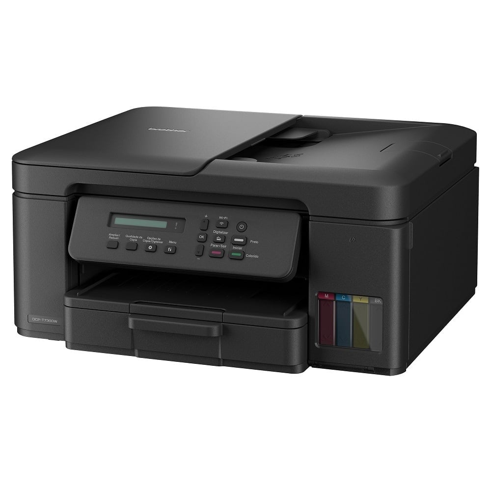 Impressora Multifuncional Brother DCP-T730DW Tanque de Tinta Colorida com Wirelles e Duplex Bivolt - Impressorajato