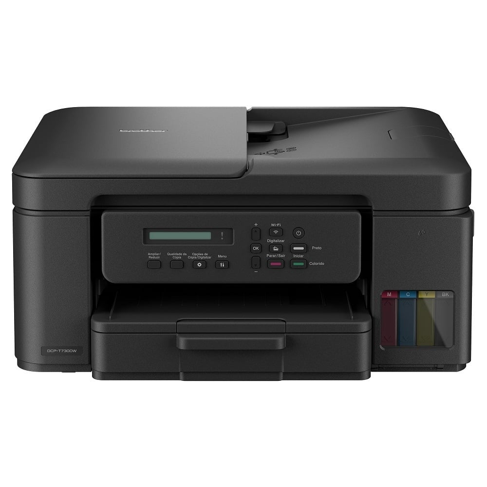 Impressora Multifuncional Brother DCP-T730DW Tanque de Tinta Colorida com Wirelles e Duplex Bivolt - Impressorajato