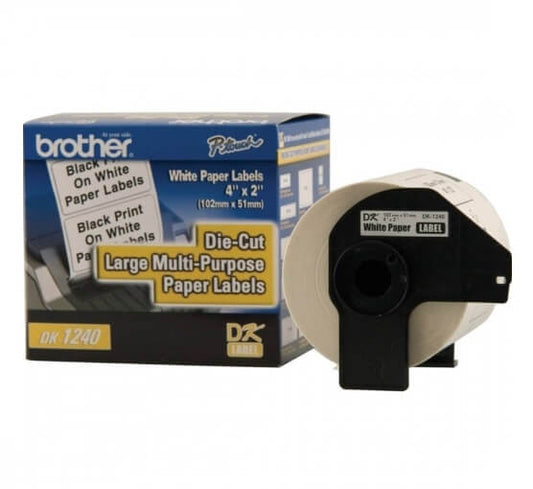 Etiqueta Brother 102mm DK-1240 Pré Cortada - Impressorajato