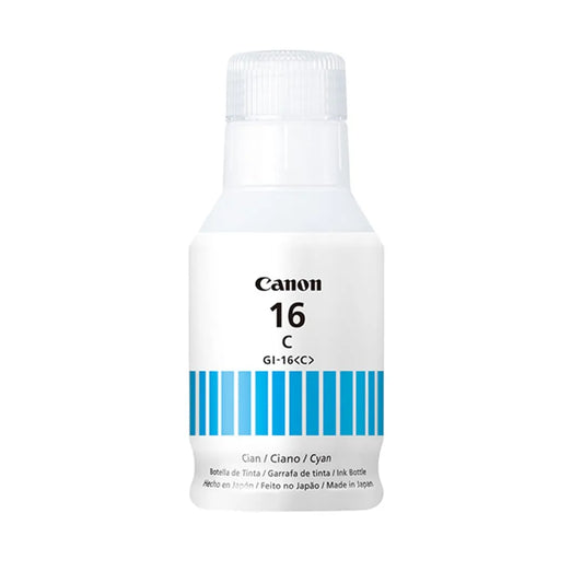Refil de Tinta Canon GI-16C Ciano Original 132ml - Impressorajato