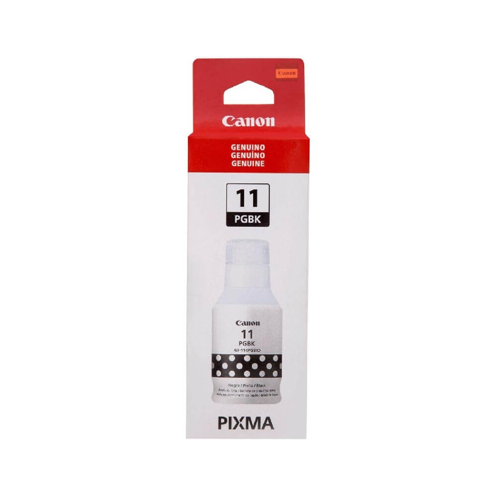 Refil de Tinta Canon GI-11BK Preto Original 135ml - Impressorajato