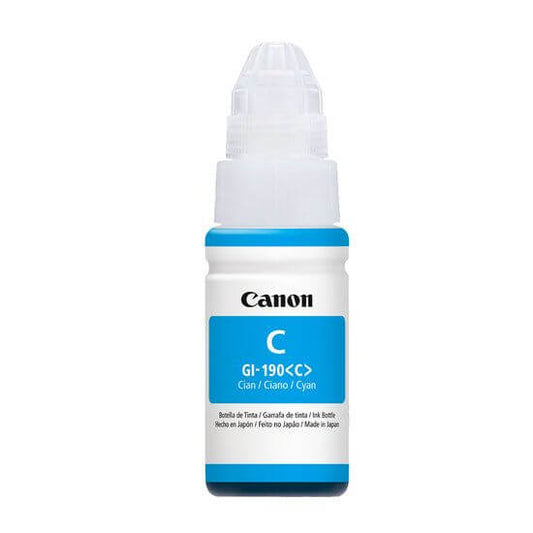 Refil de Tinta Canon GI 190 C Ciano 70ml - Impressorajato