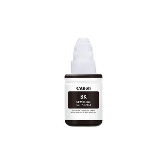 Refil de Tinta Canon GI 190 BK Preto 135ml - Impressorajato