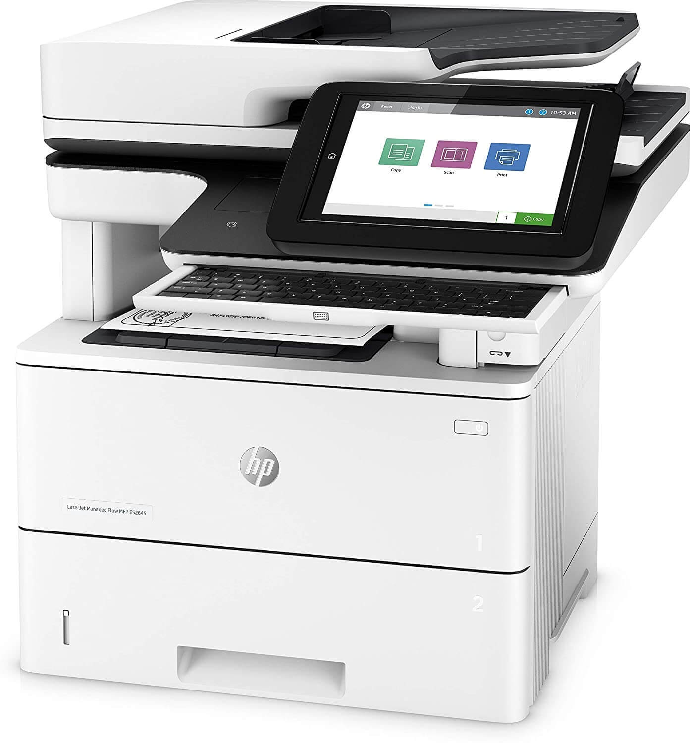 Impressora Multifuncional HP E52645c Flow Laser Mono - Impressorajato