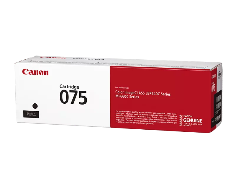Toner Canon 075BK Preto Para MF663CDW MF665Cdw MF662Cdw LPB647Cdw LBP646Cdw
