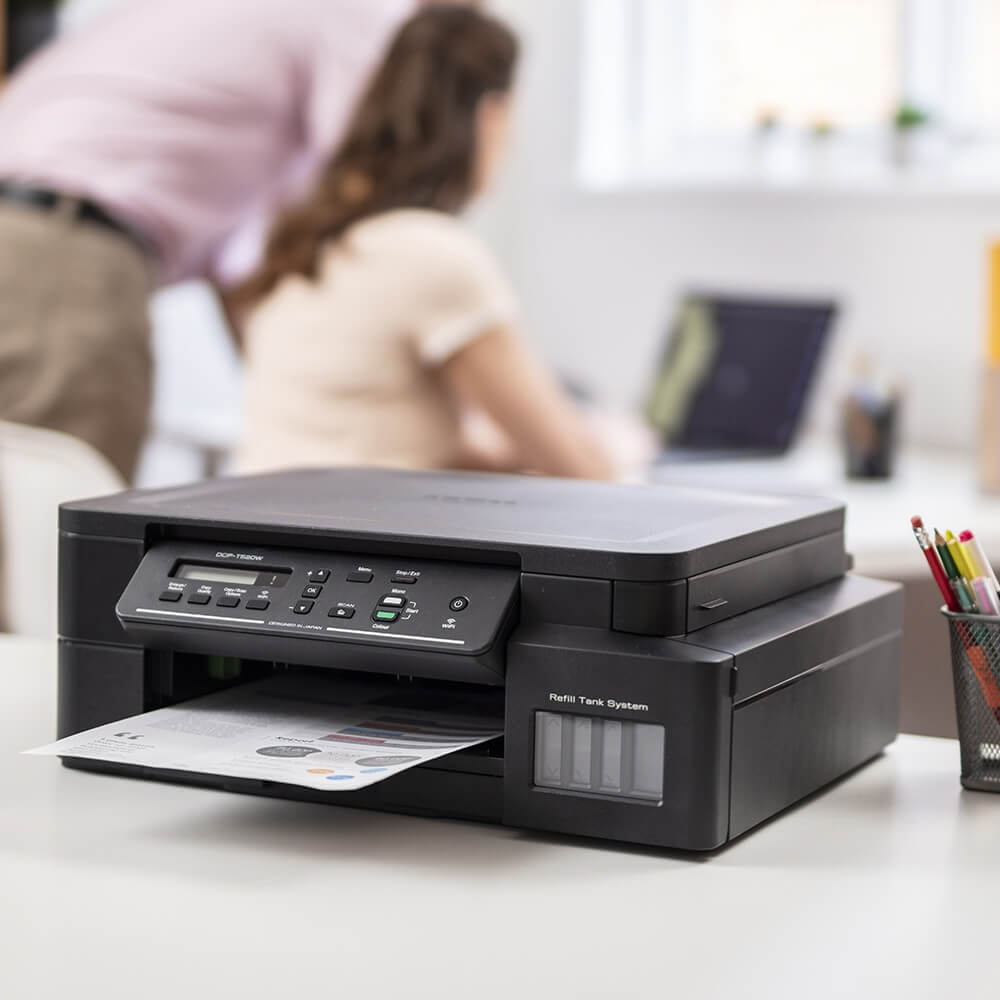 Impressora Multifuncional Brother DCP-T520W Tanque de Tinta 110v - Impressorajato