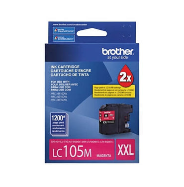 Cartucho Brother LC 105 M Magenta Alto Rendimento - Impressorajato