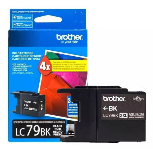 Cartucho Tinta Brother LC-79BK Preto Alto Rendimento - Impressorajato