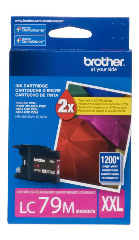 Cartucho Tinta Brother LC-79M Magenta Alto Rendimento - Impressorajato