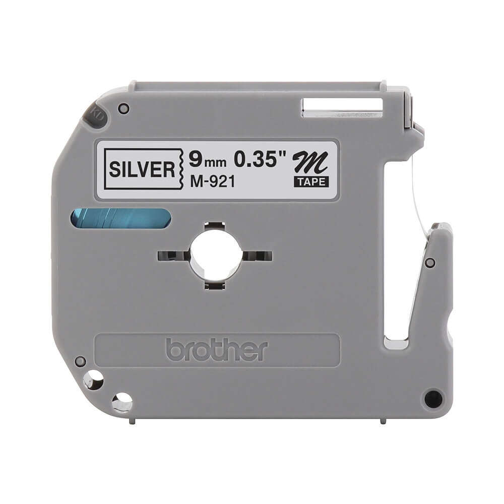 Fita Brother M-921 9mm Preto/Prata - Impressorajato