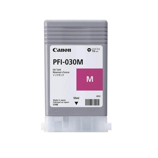 Cartucho Plotter Canon PFI 030 M Magenta - Impressorajato