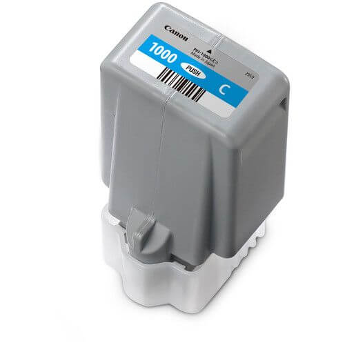 Cartucho de Tinta Canon PFI 1000 C Ciano Original para PRO-1000 - Impressorajato