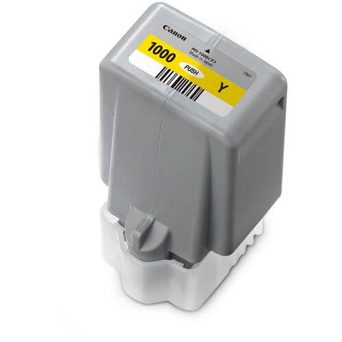 Cartucho de Tinta Canon PFI 1000 Y Amarelo 80ml - Impressorajato