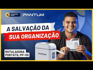 Rotuladora Eletrônica Portátil Pantum PP-110 Bluetooth - Térmica e Sem Fio