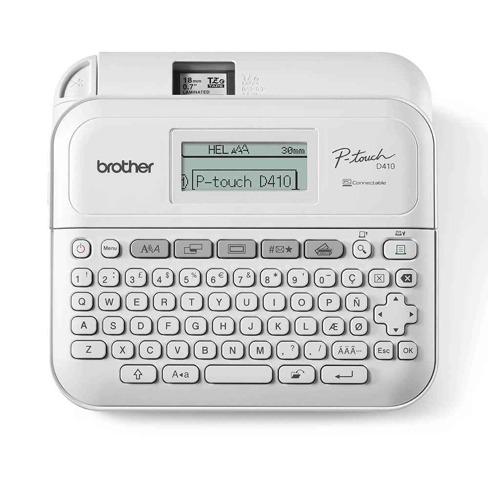 Rotulador eletrônico portátil Brother PT-D410 - Impressorajato