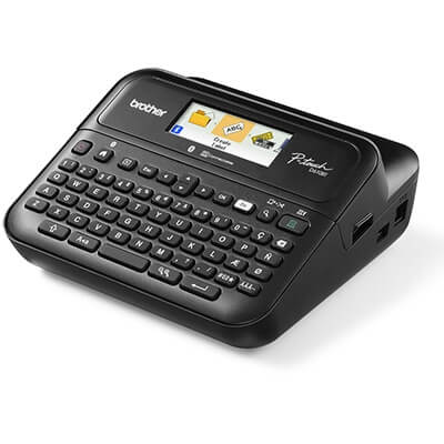 Rotulador Brother eletrônico portátil PT-D610BT Preto Bluetooth - Impressorajato