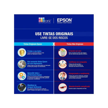 Refil Tinta Epson T673420 Amarelo L800, L805 e L1800 - Impressorajato