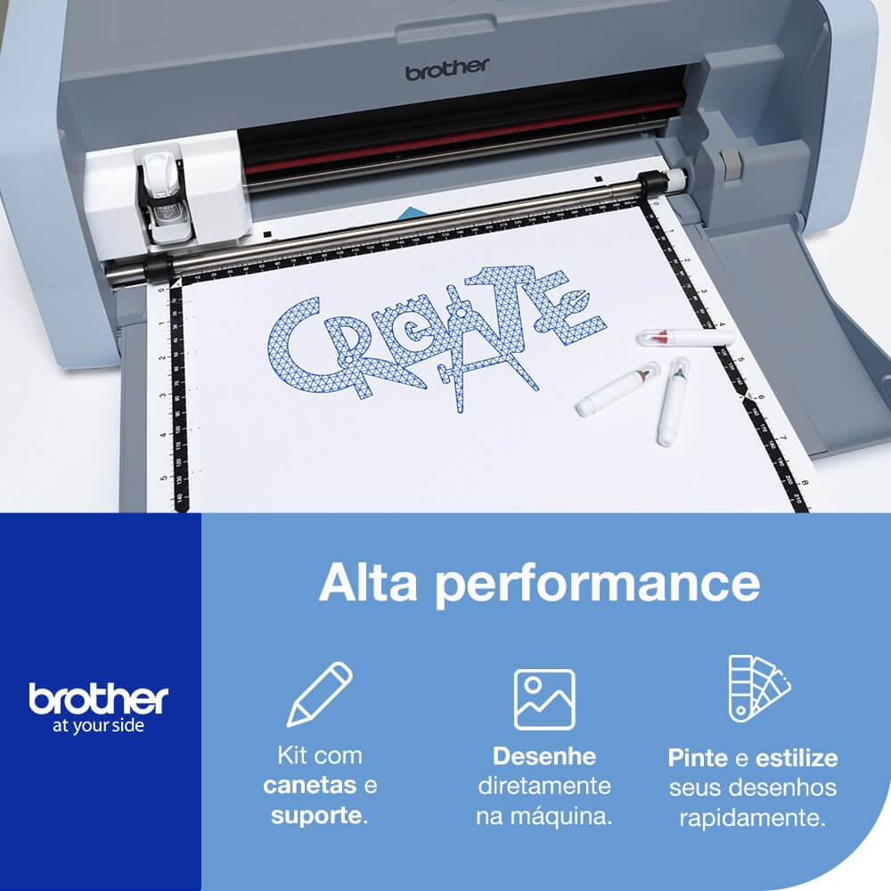 Máquina de Recorte ScanNCut Brother SDX125 127V - Impressorajato