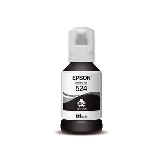 Garrafa de tinta Epson Preta T524120-AL 70ml p/ L15150 L6490 - Impressorajato