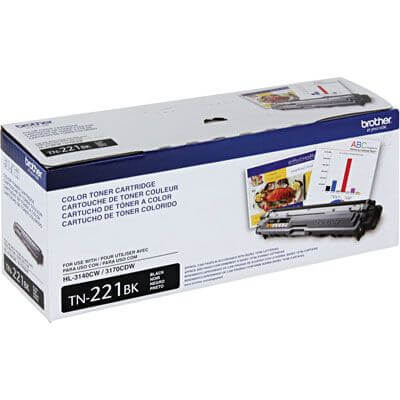 Cartucho Toner Brother TN-221BK Preto - Impressorajato