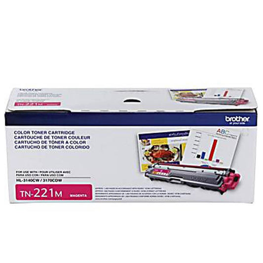 Cartucho Toner Brother TN-221M Magenta - Impressorajato