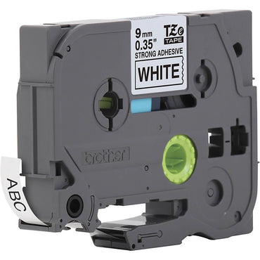 Fita Industrial Brother TZE-S221 9mm Preto/Branco - Impressorajato