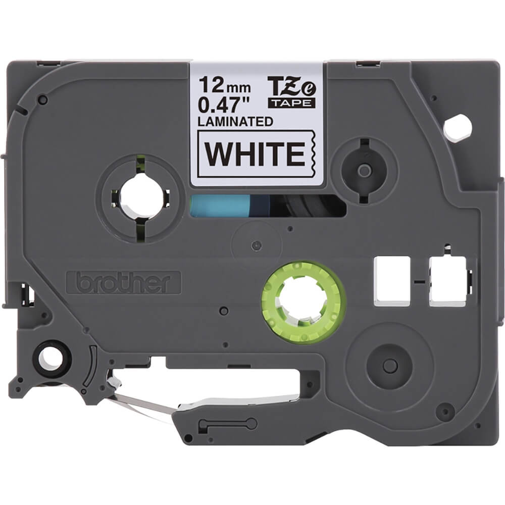 Fita Brother TZE 231 TZ-231 12mm Preto/Branco - Impressorajato