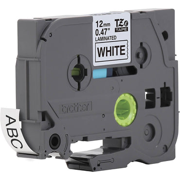 Fita Brother TZE 231 TZ-231 12mm Preto/Branco - Impressorajato